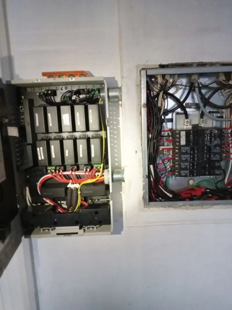 Electrical panel upgrade completed for Indoor Lighting Installation in Giddings